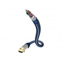 In-Akustik HDMI + Ethernet PREMIUM BLUE HDMI kabelis