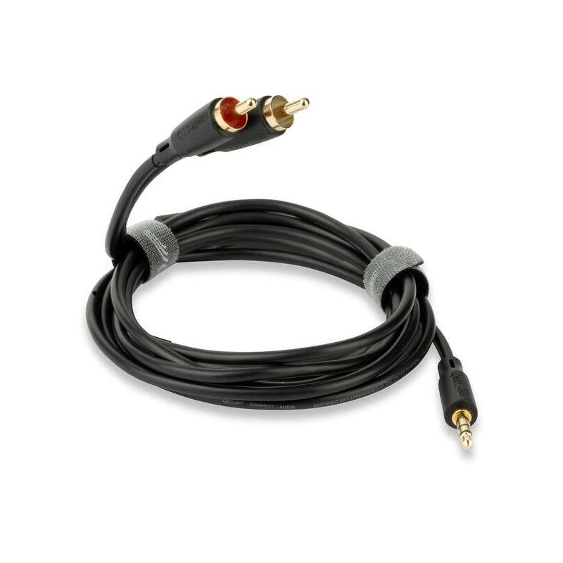 QED 3.5 mm Jack-Phono 0.75m Stereo kabelis